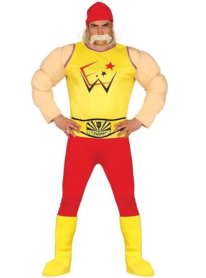 Déguisement lutteur Hogan homme