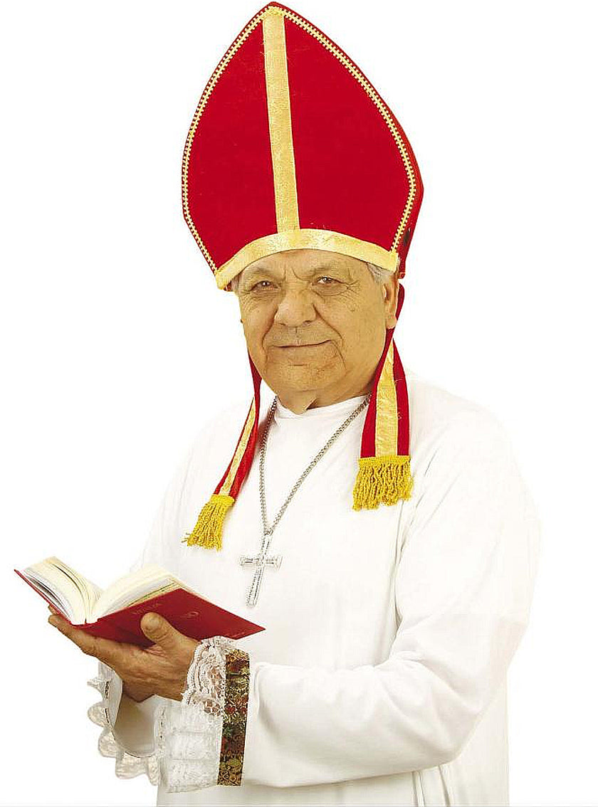 Mitre d' évêque chrétien