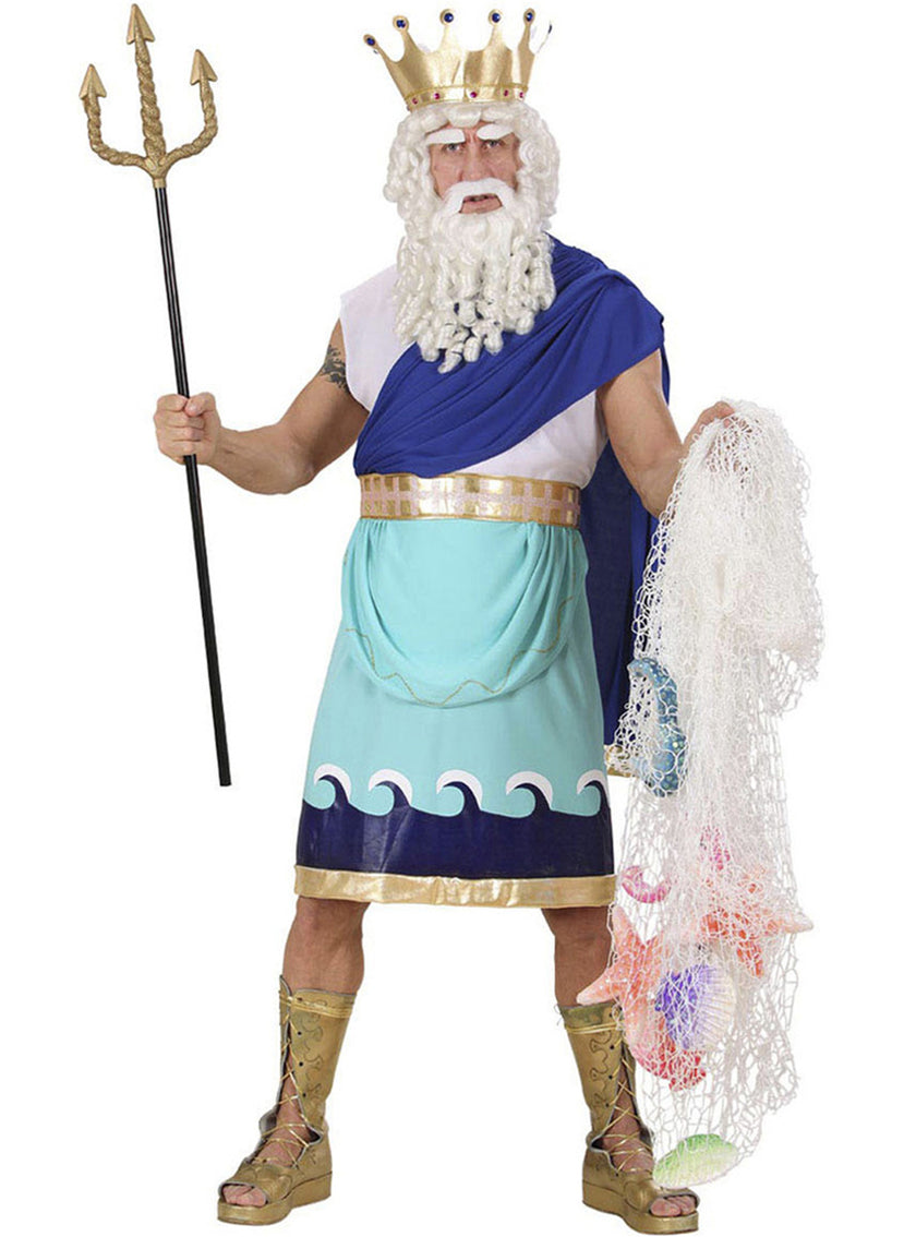Déguisement Dieu de la mer homme grande taille