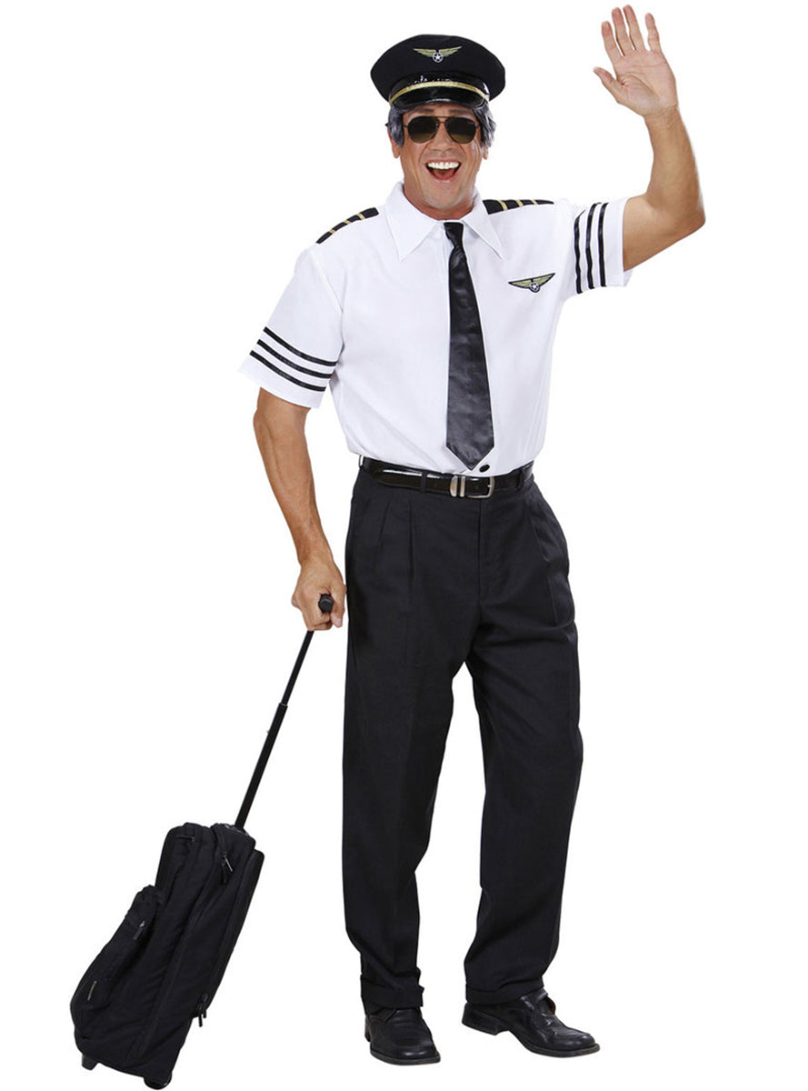 Déguisement pilote voyageur homme grande taille