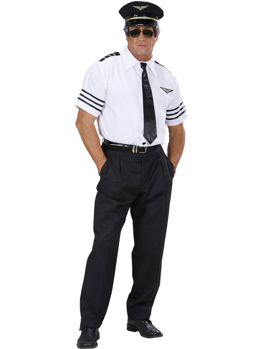 Déguisement pilote voyageur homme grande taille