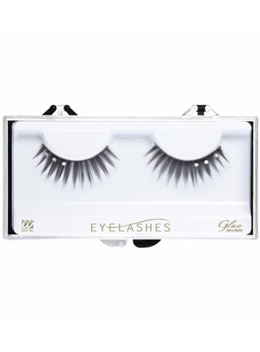 Faux Cils noirs avec strass