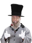 Chapeau noir avec barbe homme