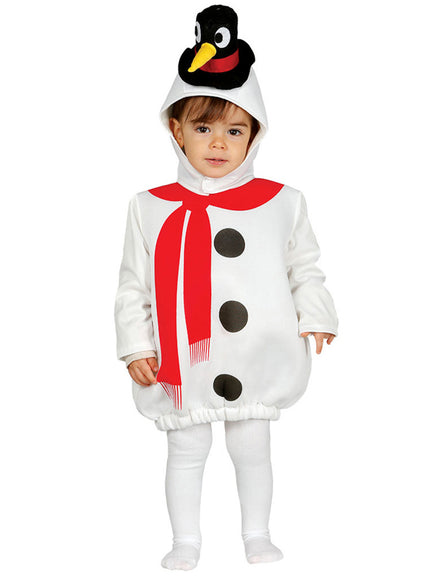 Déguisement bonhomme de neige bébé