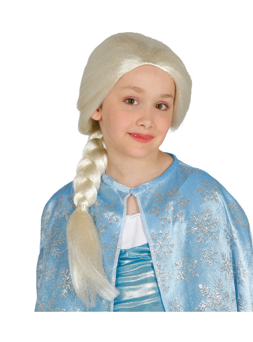 Perruque princesse de glace fille