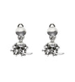 Boucles d'oreilles pirates tête de mort femme