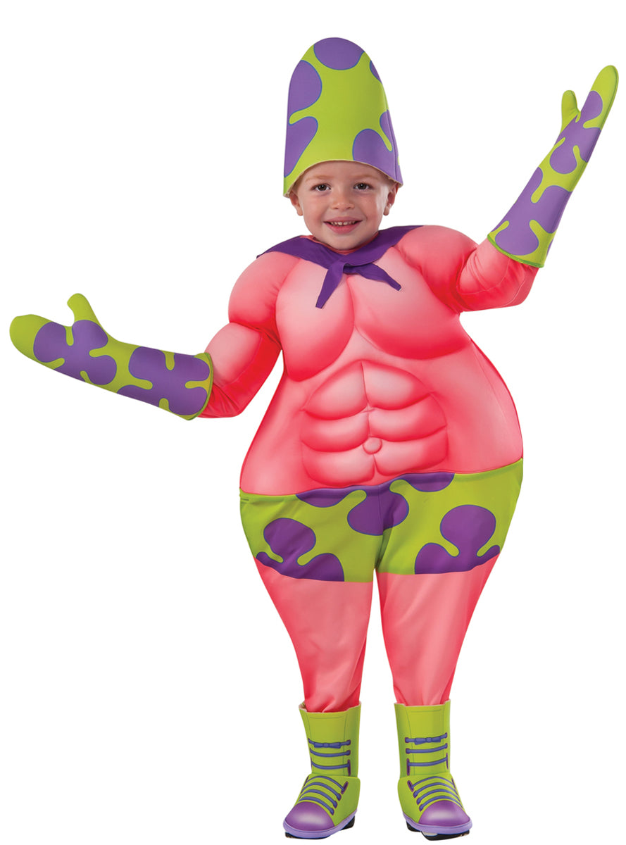 Déguisement Patrick Etoile de Mer musclé Bob l'Eponge Le Film bébé