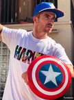 Bouclier rétro Capitain America enfant
