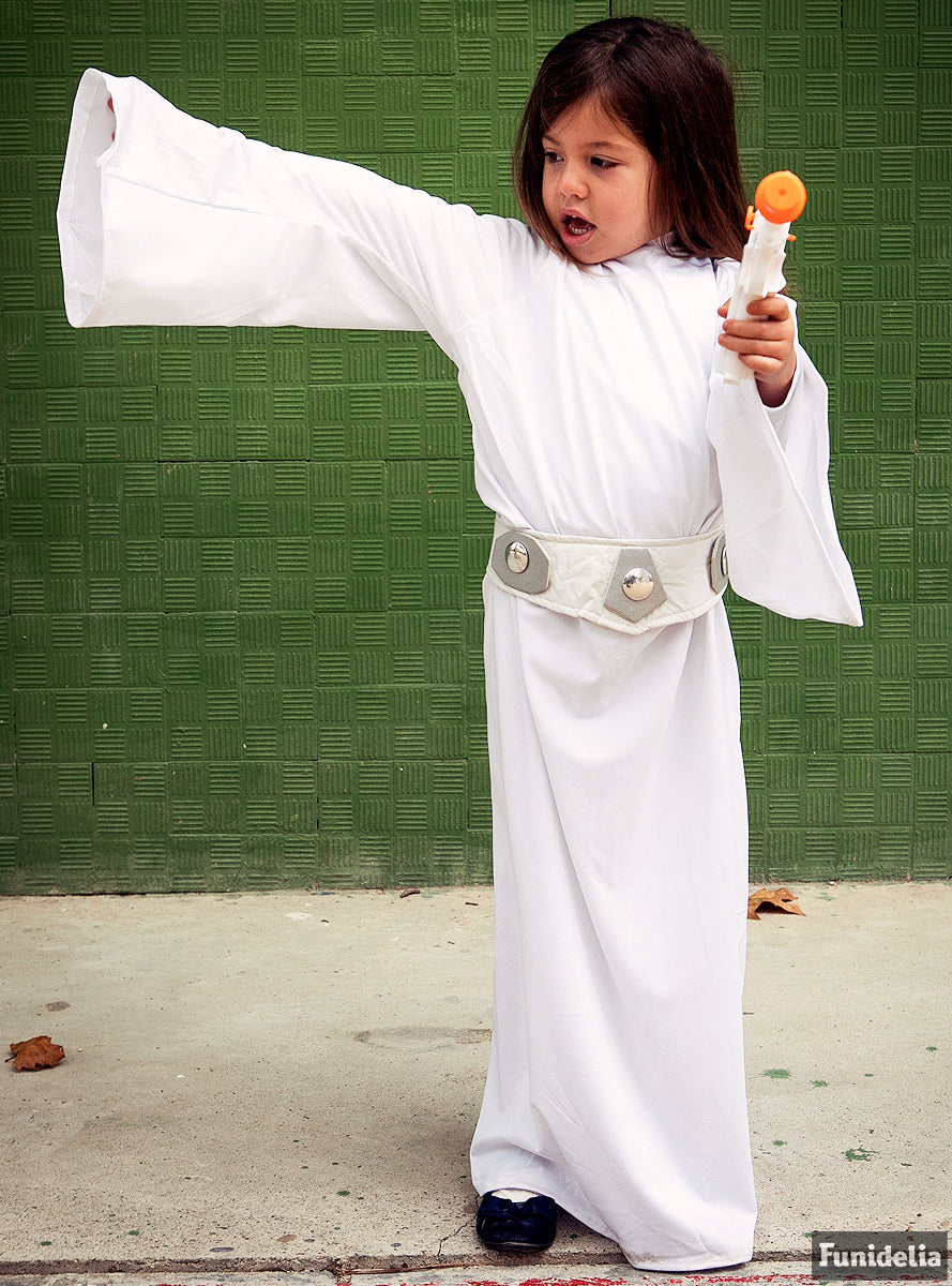 Déguisement Princesse Leia fille deluxe