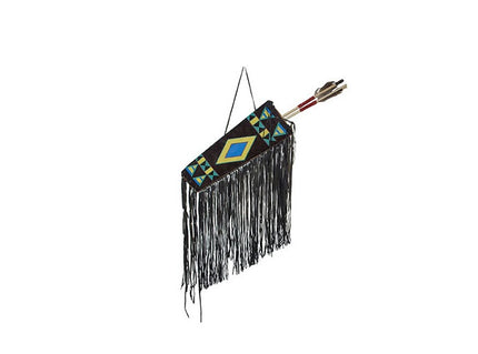 carquois et 2 flèches en bois 60cm