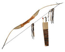 arc en bois. flèches & carquois 90cm