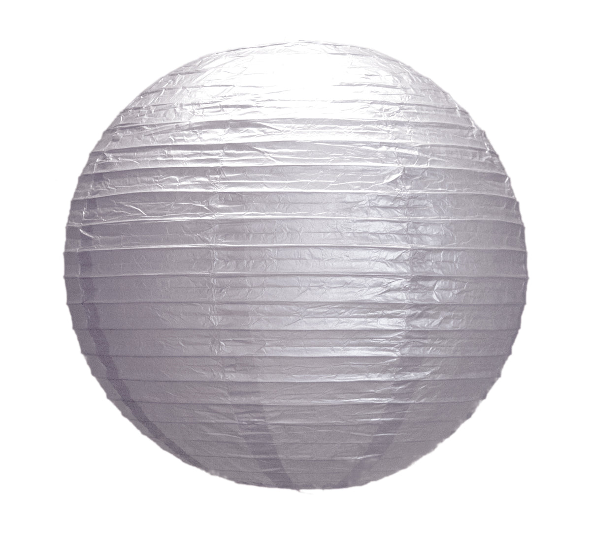 LANTERNE JAPONAISE 35CM ARGENT