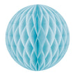 5 BOULES ALVÉOLÉES 5CM BLEU DRAGEE