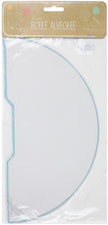 5 BOULES ALVÉOLÉES 5CM BLEU DRAGEE