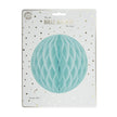 5 BOULES ALVÉOLÉES 5CM BLEU DRAGEE
