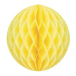 5 BOULES ALVÉOLÉES 5CM JAUNES