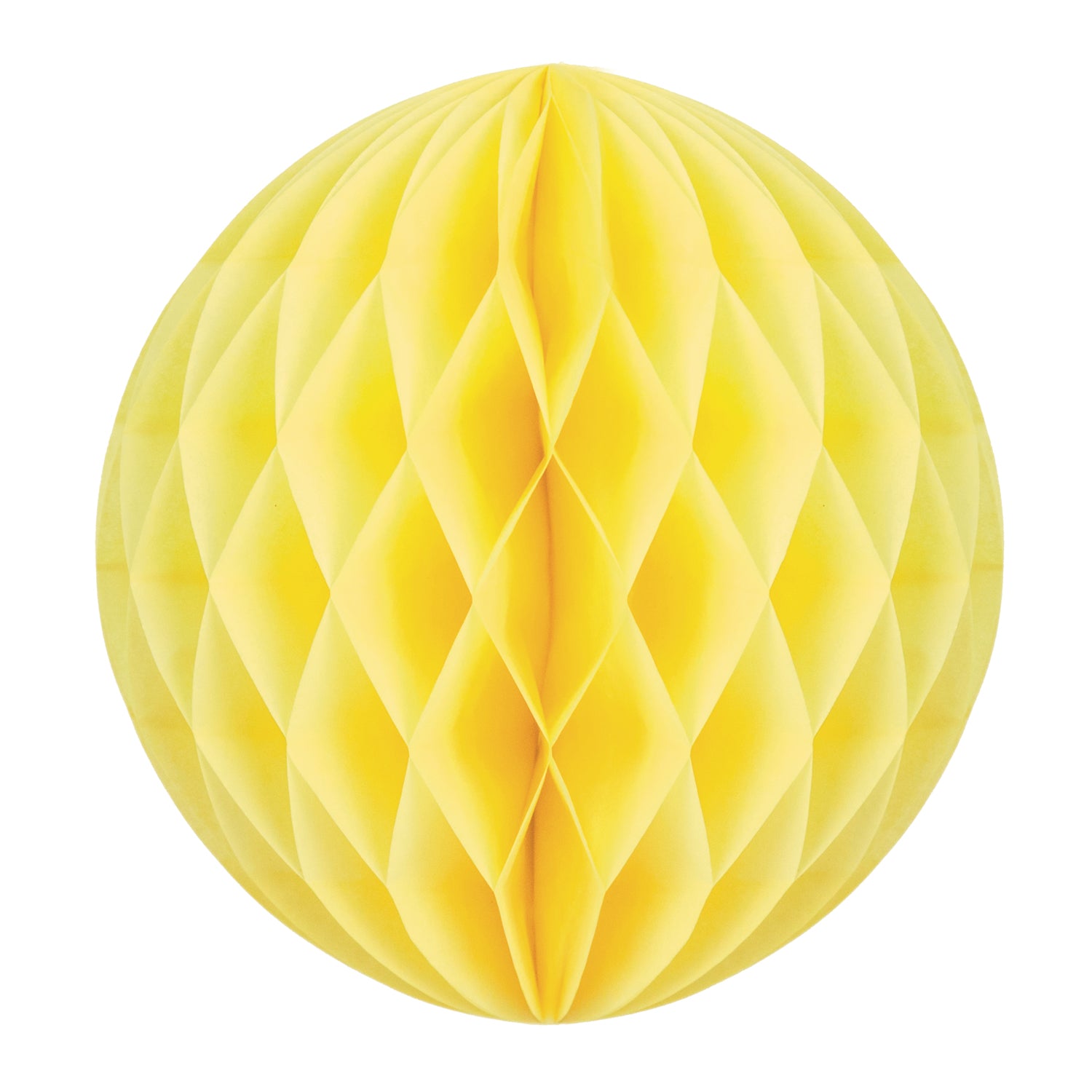 5 BOULES ALVÉOLÉES 5CM JAUNES