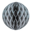 5 BOULES ALVÉOLÉES 5CM GRISES