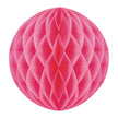 BOULE ALVÉOLÉE 20CM NEON ROSE