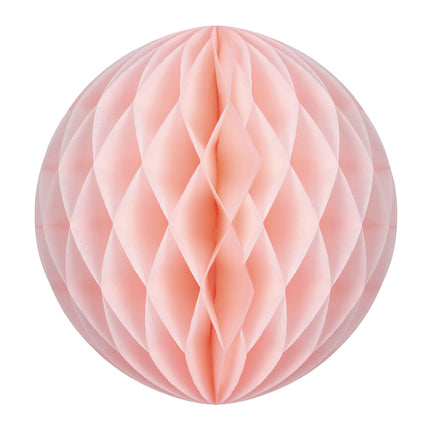 BOULE ALVÉOLÉE 30CM ROSE VINTAGE