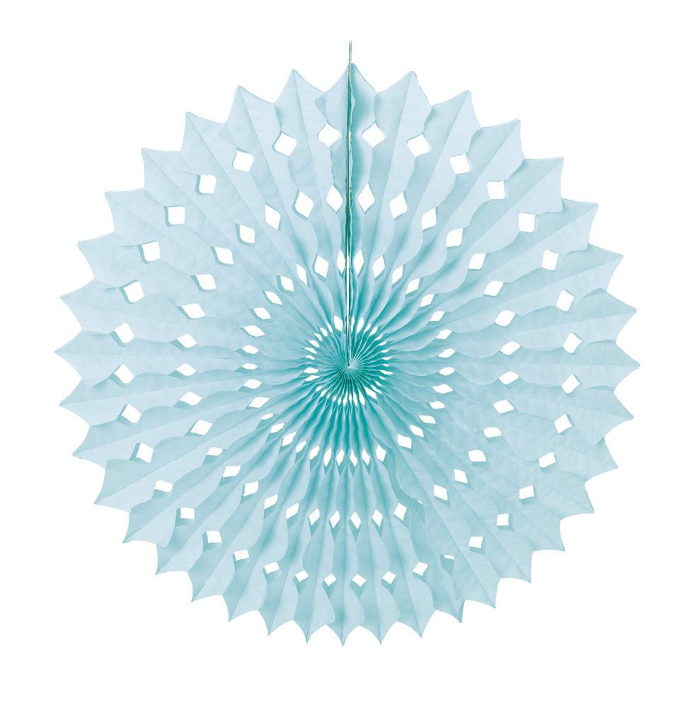 Éventail bleu dragee 53 cm