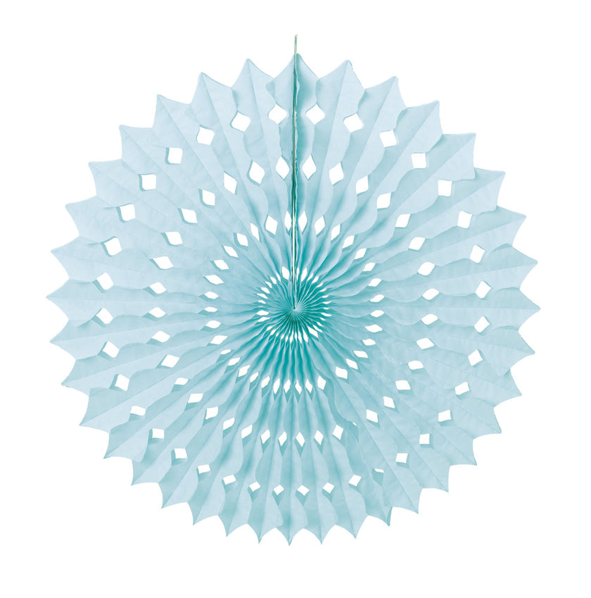 Éventail bleu dragee 53 cm