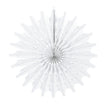 Éventail blanc 53cm