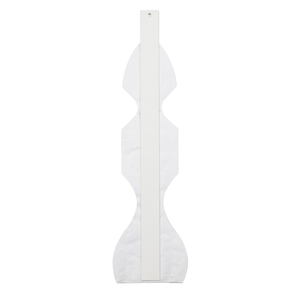Éventail blanc 53cm