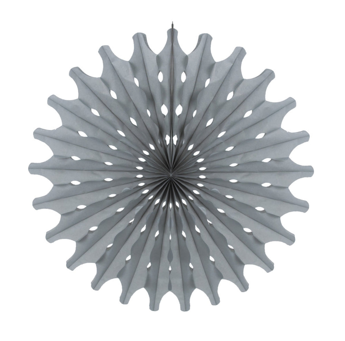 Éventail gris 53cm