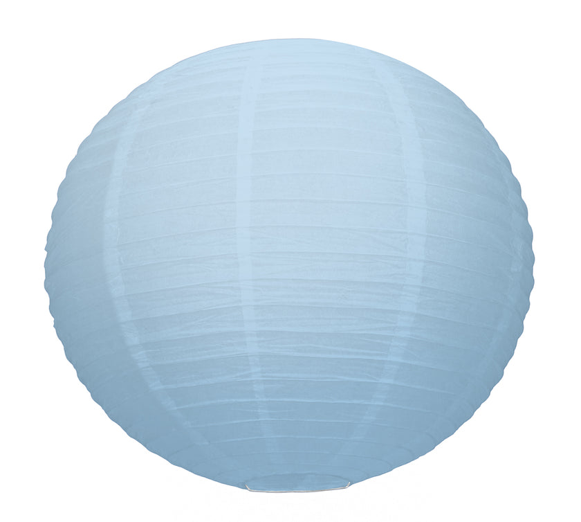 LANTERNE JAPONAISE 15CM BLEU DRAGEE