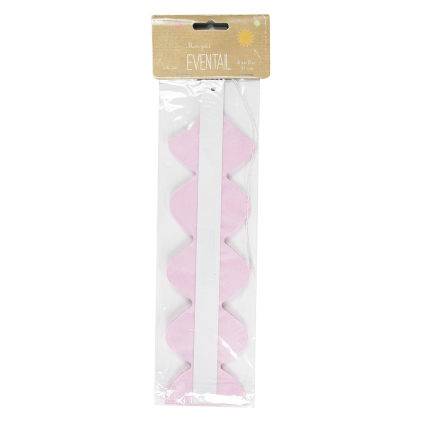 Éventail bubble gum 53cm