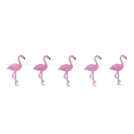GUIRLANDE FLAMANT ROSE 3M