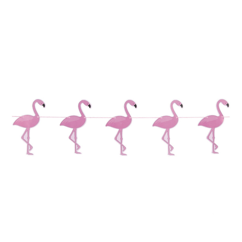 GUIRLANDE FLAMANT ROSE 3M