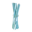 SET 10 PAILLES CHEVRONS BLEUS