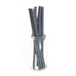 SET 10 PAILLES CHEVRONS NOIRS