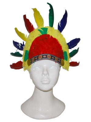 coiffe d'indien couleurs petite
