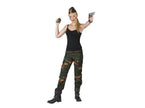 déguisement militaire mercenaire 2pcs femme