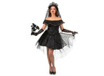 déguisement de veuve noire femme 2pcs