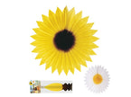 décoration éventail fleur mix 50cm