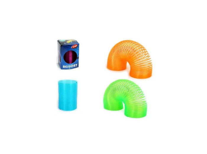 ressort spirale couleur néon 4cm mix