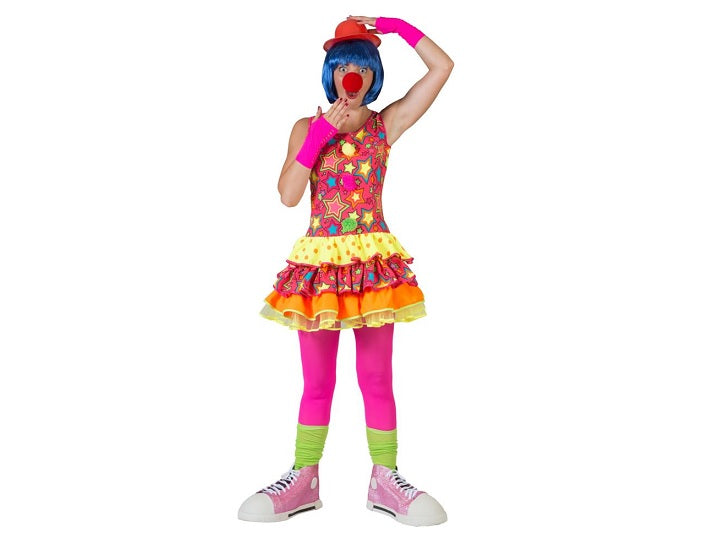 déguisement de clown sparkling star femme