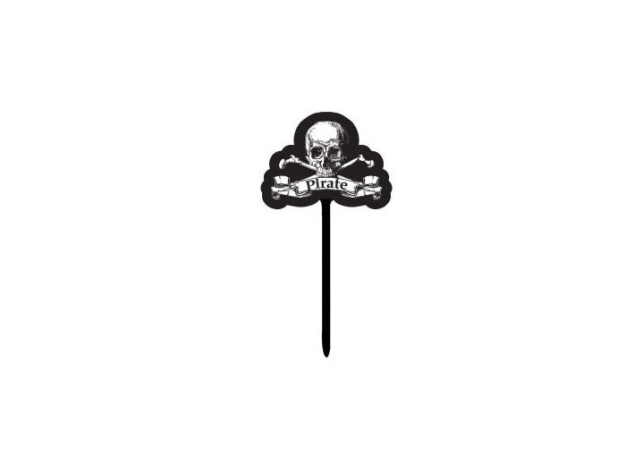 lot de 12 piques apéritif pirate 7.5cm