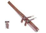ceinture pirate d'épaule marron avec 2 boucaniers