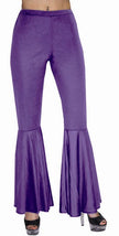 pantalon pattes d'éléphant violet femme