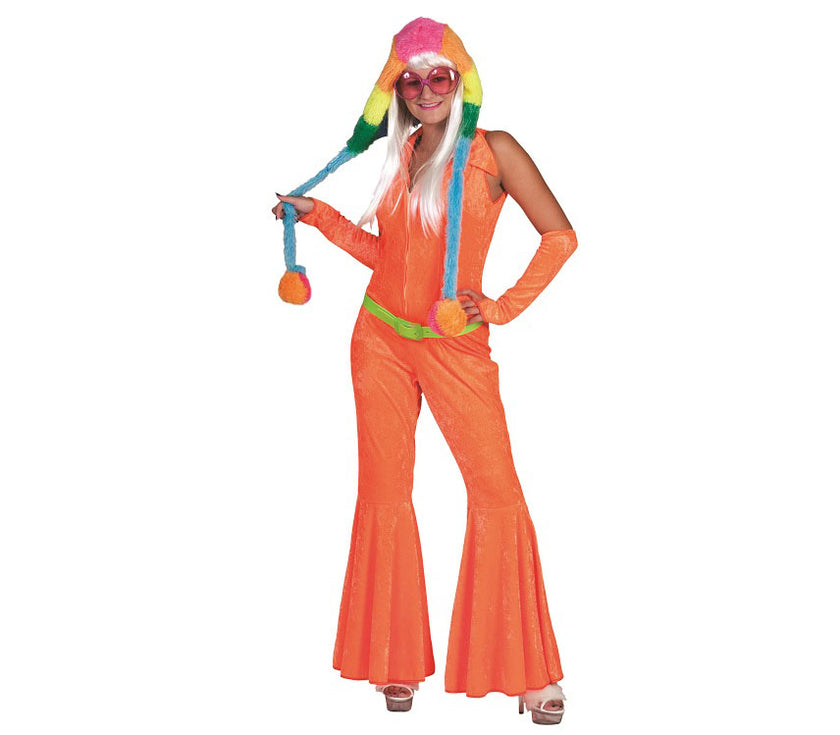 combinaison flashy orange femme