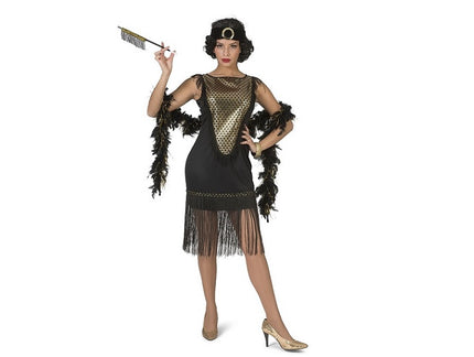 robe charleston gatsby girl noir & or femme