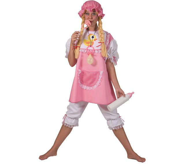 déguisement de gros bébé rose femme