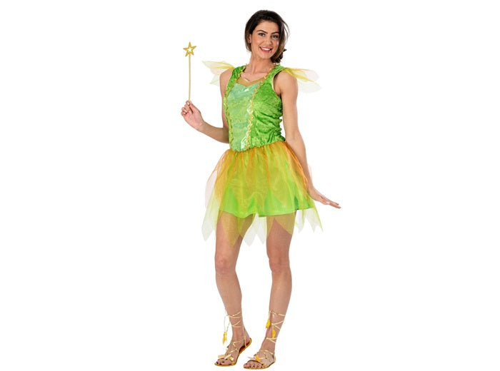 déguisement d'elfe fée eliane vert femme