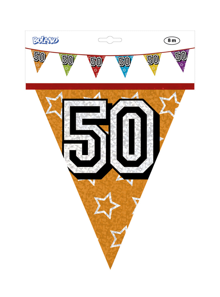 Guirlande fanions numéro 50