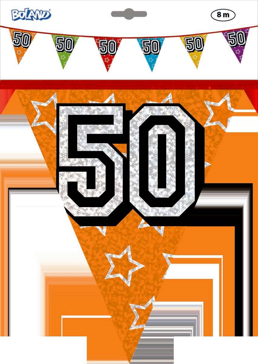 Guirlande fanions numéro 50